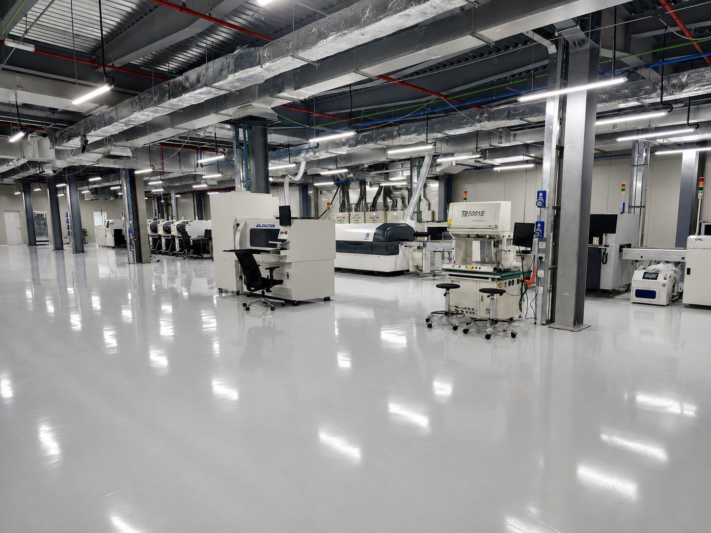 Finished clean-room production area